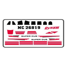 Load image into Gallery viewer, Dynam Super cub PA-18 decal(white)